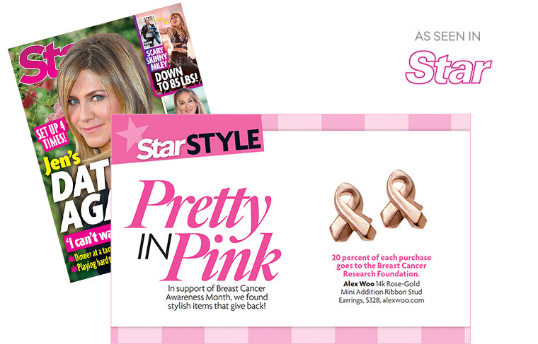 As Seen In Star Magazine in support of Breast Cancer Awareness Month