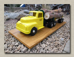 Rod Adams Restored log truck toy