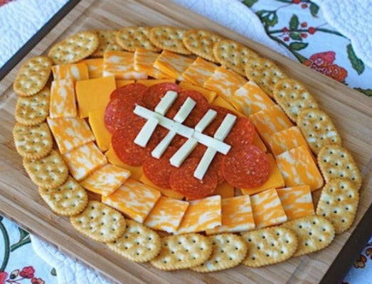 Gameday cheese and crackers