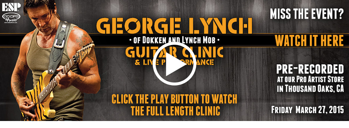 george lynch guitar clinic