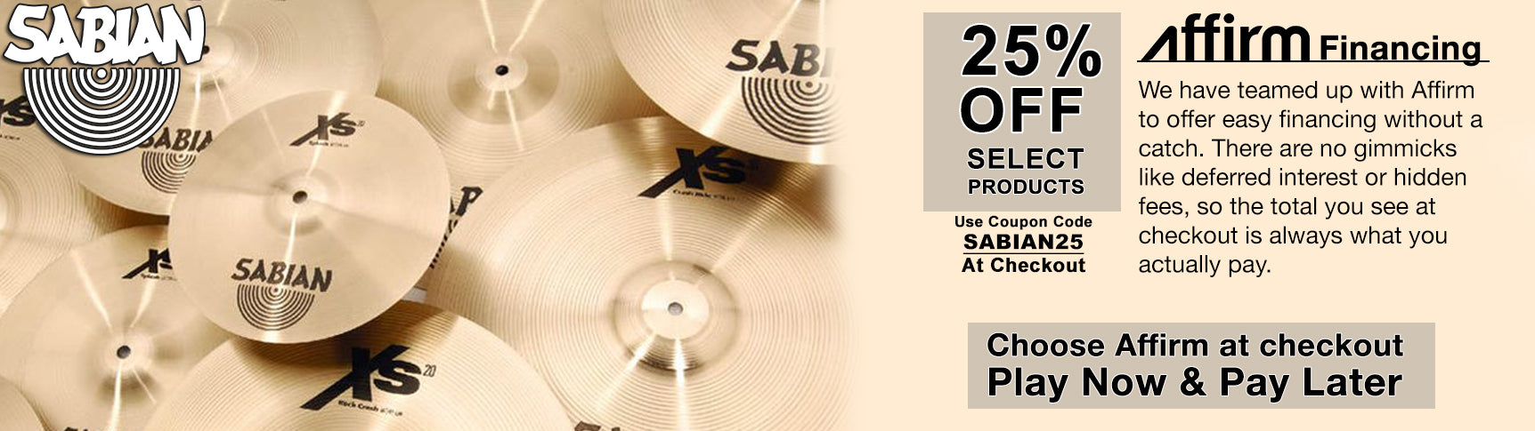 Sabian Holiday Sale