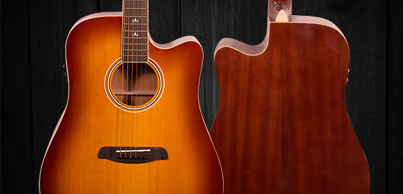 Solid Top Cutaway Acoustic Electric