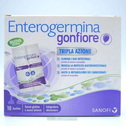 Enterogermina gonfiore addominale gas intestino ancia gonfia dura pancia piatta