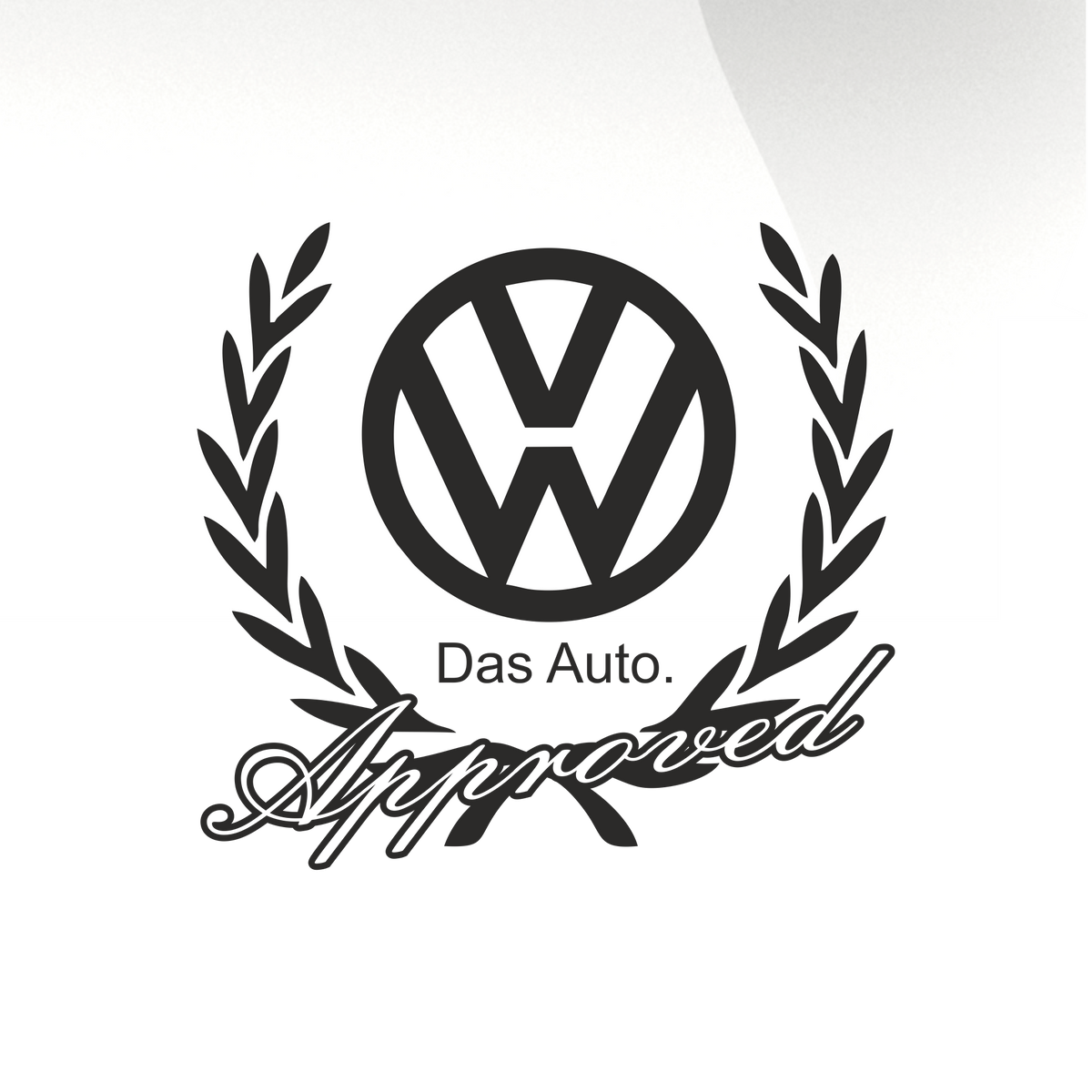 omvang In beweging bleek VW das auto sticker – stickyart