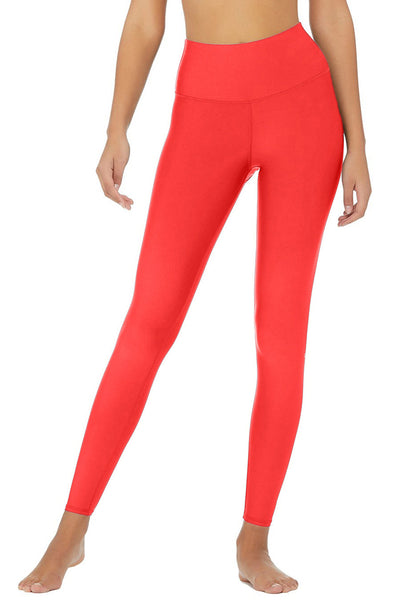 bright colored yoga pants