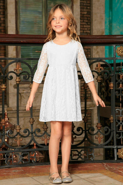 white lace dresses for girls