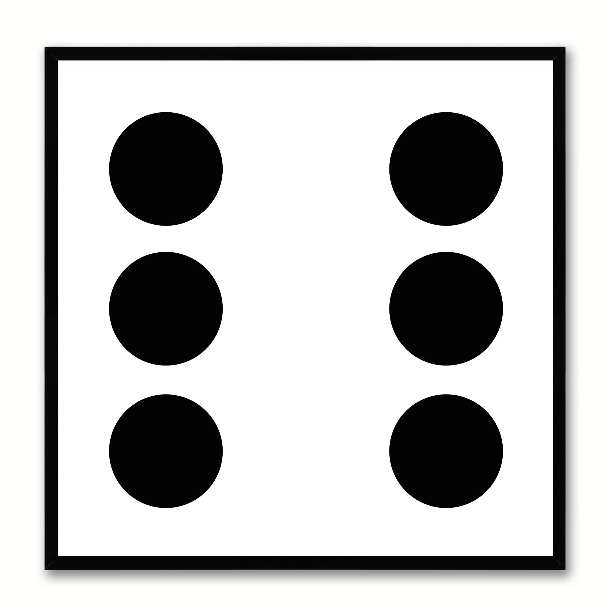 Dice Social Media Icon Canvas Print Picture Frame Wall Art Home Decor