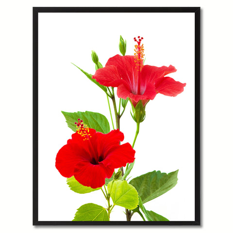 Blue Chrysanthemum Flower Framed Canvas Print Home Décor Wall Art