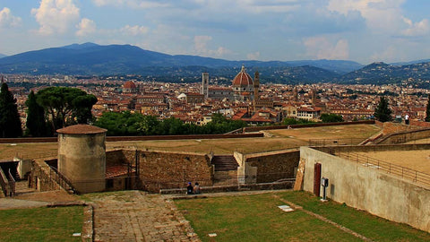 “It’s a beautiful sight” Fort Belvedere, Florence Italy, where Belvedere Shoes got its start