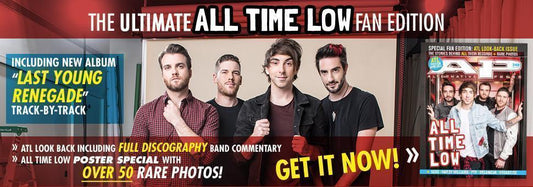 All Time Low on Alternative Press Magazine Issue 348
