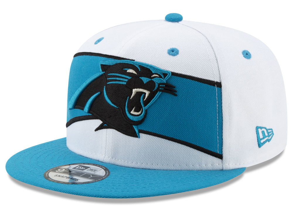 Carolina Panthers Sunwash Blue Black New Era 59Fifty Fitted