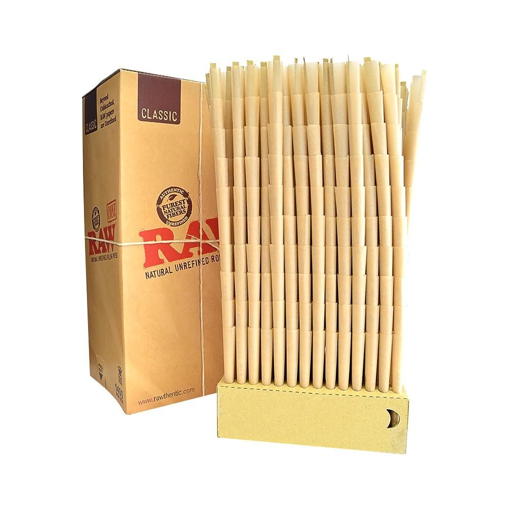 RAW Classic Pre Rolled Cones - King Size - 1400ct - Dispensary Supply