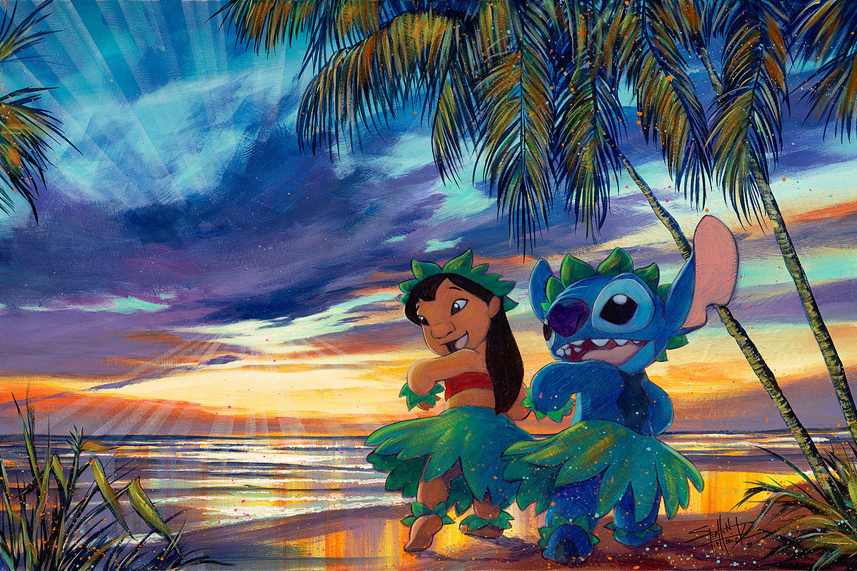 Sunset Salsa by Stephen Fishwick Inspired by Lilo and Stitch The