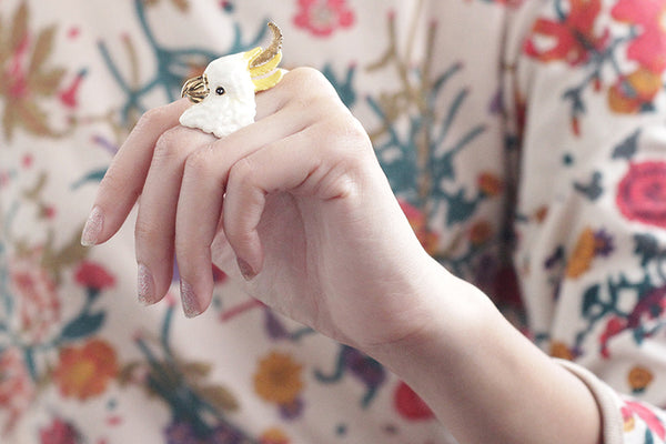 Sophia cockatoo ring goodafternine