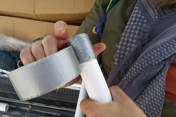 PVC Duct Tape Construction