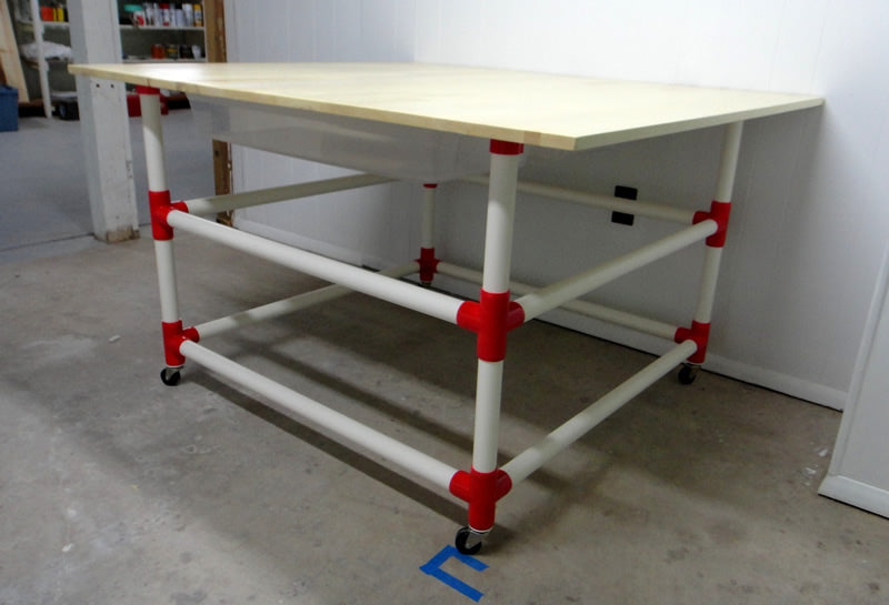 Table Assembled Full PVC