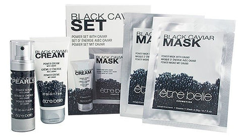 cofre de rejuvenecimiento facial con Caviar Negro de Être Belle Cosmetics