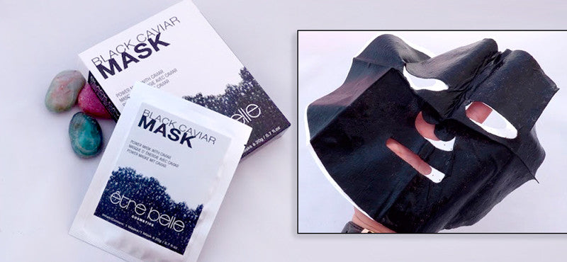 pack de máscaras de caviar negro