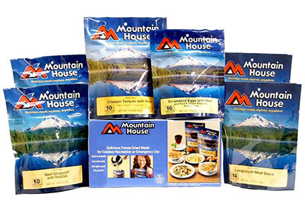 dehydrated food for bug out bag