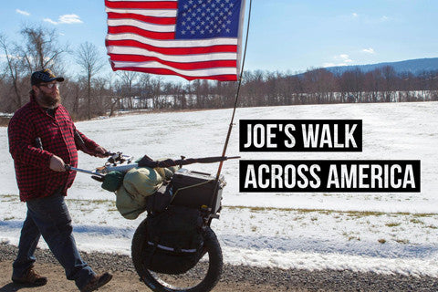 Joe walks to end 22 veteran suicides per day