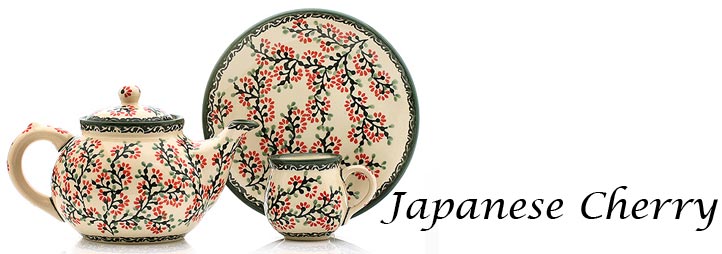 Polish Pottery Pattern Japanese Cherry