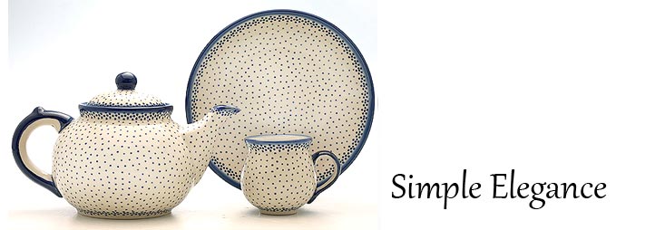 Polish Pottery Simple Elegance Pattern