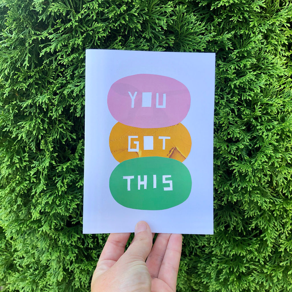 Free Period Press - Collage Kit Greeting Card
