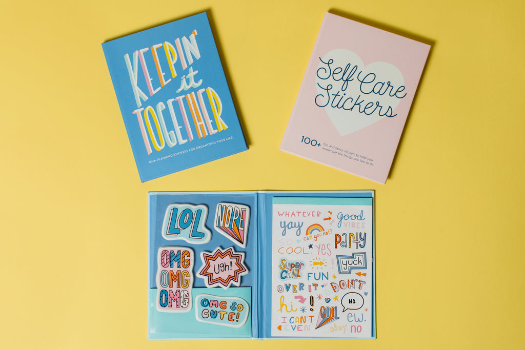 Keepin' It Together & Self-Care Sticker Books - Free Period Press x Eccolo