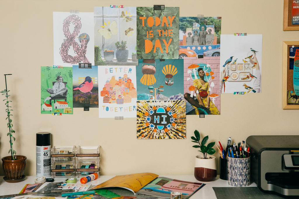 DIY Collage Wall - Free Period Press