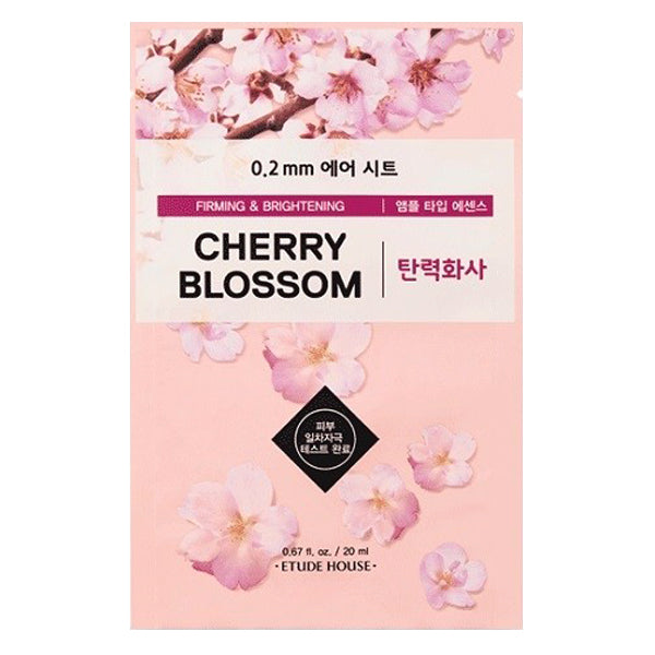 0.2 Air Therapy - Cherry Blossom - Firming & Brightening, Etude House - Mooni Mask