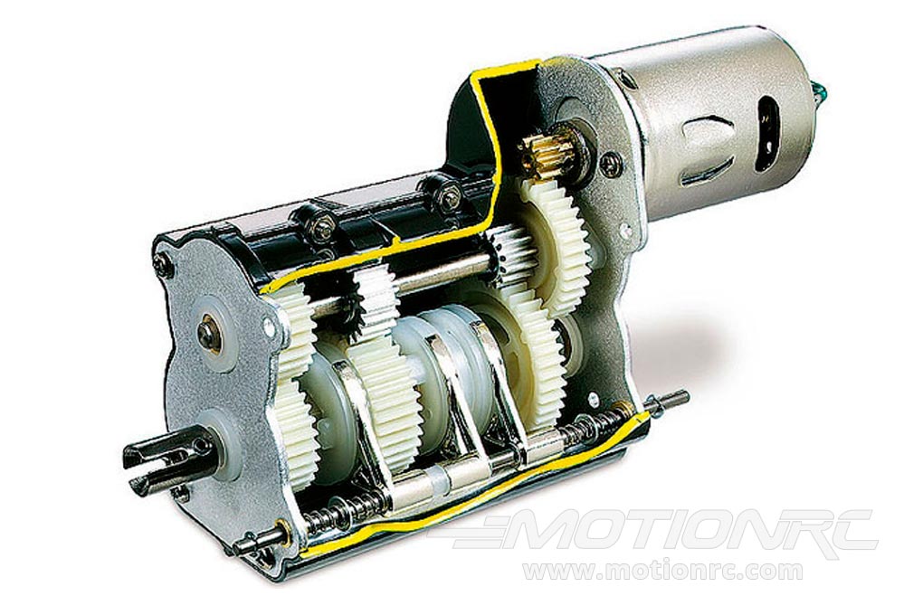 540-Sized Motor and 3-Speed Transmission