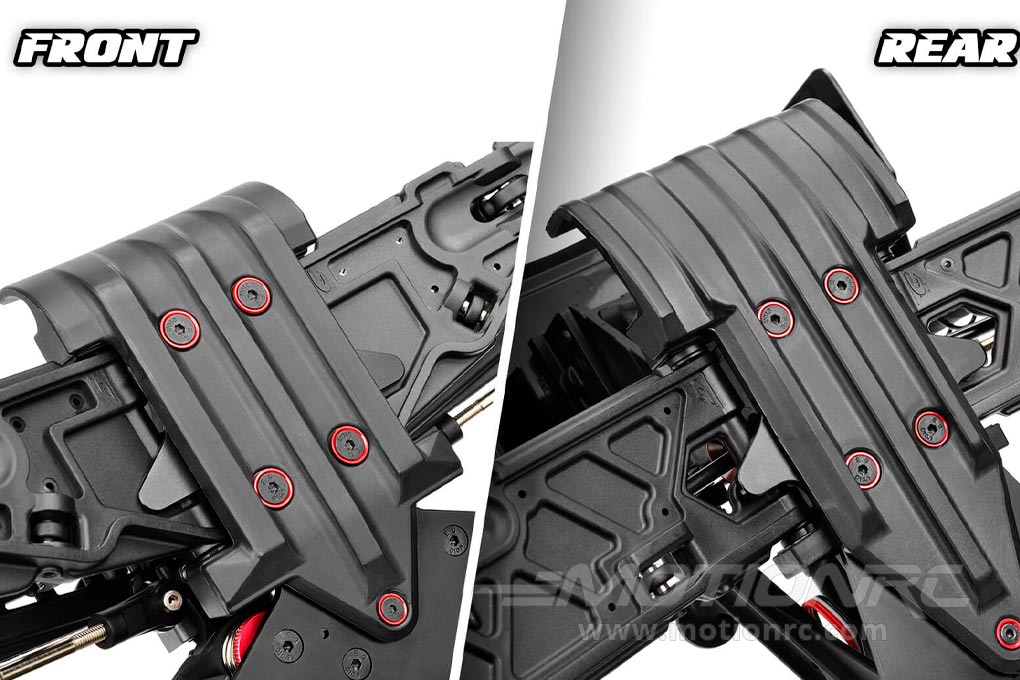 Heavy-Duty Front and Rear Skid Plates