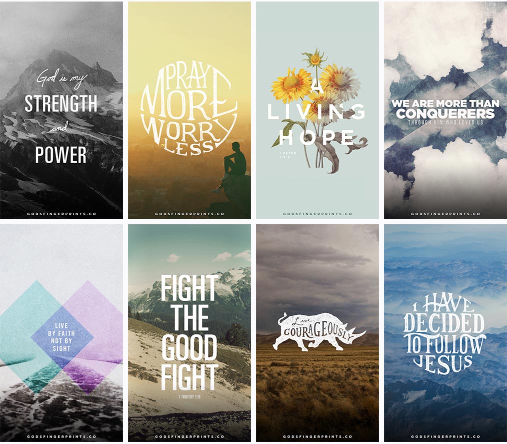 Christian Wallpaper Designs for Phone Backgrounds (iPhone Android)