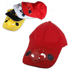 Summer Sport Outdoor Hat Cap with Solar Sun Power Cool Fan - GhillieSuitShop