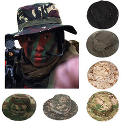 Tactical Combat Camo Hiking Cap Outdoor Army Sun Block Hat Cap Hiking - GhillieSuitShop