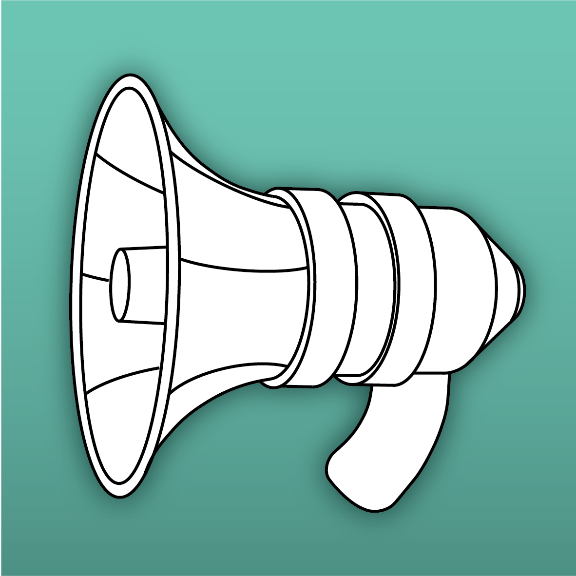 free megaphone clipart template