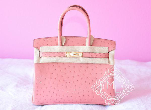 hermes light pink bag