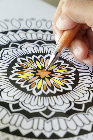 coloring mandalas