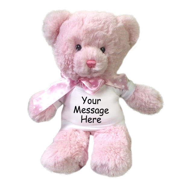 baby pink teddy bear