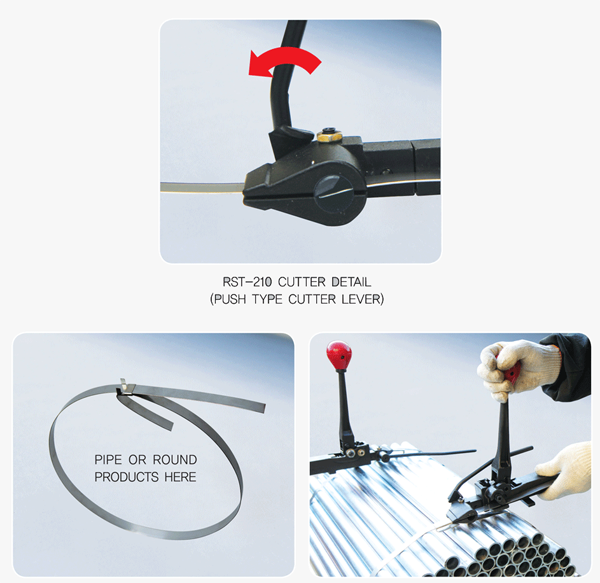 SAMSUNG PACKING  Steel Strapping Tools, Push-Type Tensioner, Model. RST-210