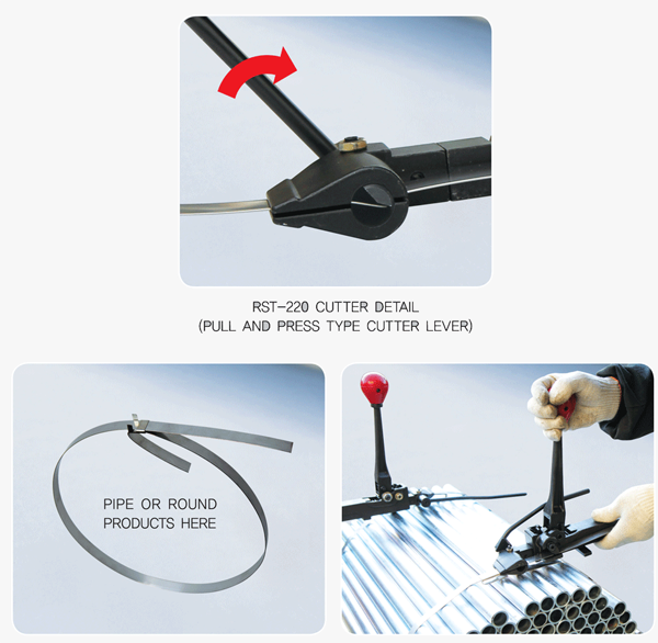 SAMSUNG PACKING  Steel Strapping Tools, Push-Type Tensioner, Model. RST-220