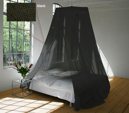 black mosquito net