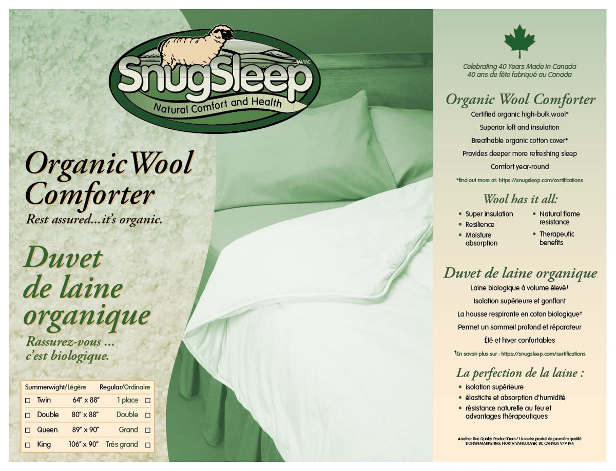 Organic Wool Duvet With Organic Cotton Sateen Cover Linenwise