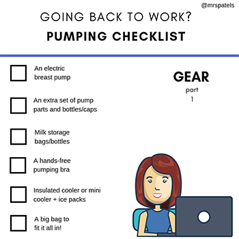 Mrs. Patel's Pumping Checklist - Gear (Part 1)