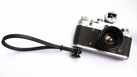 Zorki-S camera with gordy's camera strap