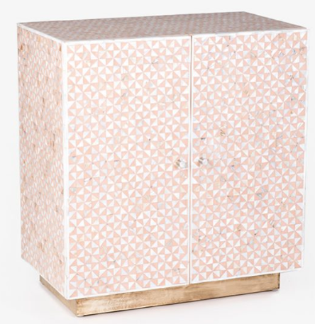 Triangle Mother Of Pearl Dresser Luxe Style Co