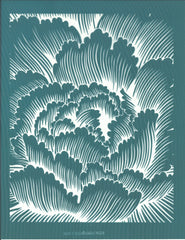 Carnation Flower Design Silk Screen Stencil