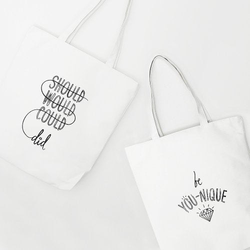 DIY Screen Printed Inspirational Totebags