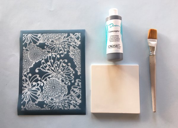 DIY Silk Screen Printing Ceramic Bisque