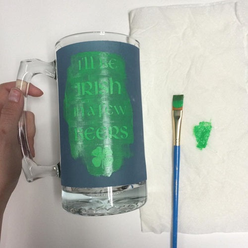 DIY At Home Glass Screen Printing